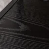 Industrial Bücherregal SLIM LINE 185cm Esche schwarz sechs Regalböden