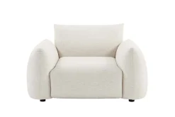 In- und Outdoor Gartensessel SEAHAWK creme Aluminium Olefin 1-Sitzer Sofa wetterfest