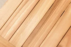 Massiver Beistelltisch EMPIRE TEAK 50cm natur Teakholz