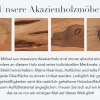 Massiver Esstisch MYSTIC LIVING 160cm Akazie natur Massivholz