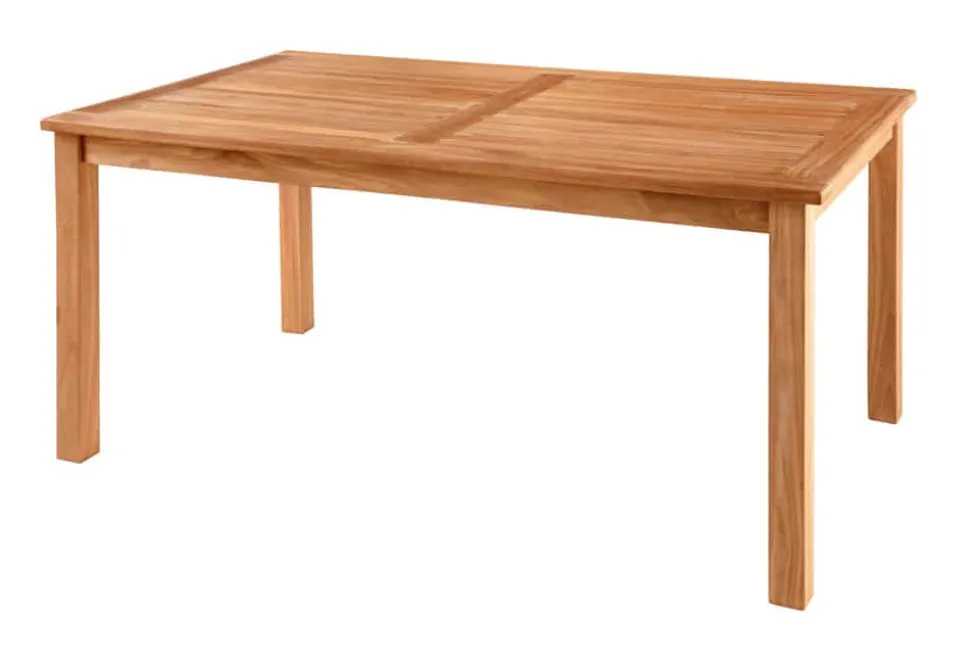 Massiver Gartentisch EMPIRE TEAK 150cm natur Teakholz