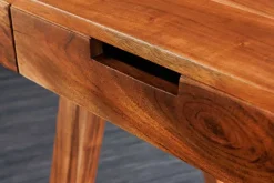 Massiver Sekretär MONSOON 100cm natur Akazienholz Schreibtisch