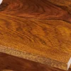 Massives 3er Set Wandregale SURREAL 65cm braun stone finish Außenecke Sheesham
