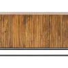 Massives Sideboard AMAZONAS 160cm Mangoholz natürliches Front Design