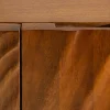 Massives Sideboard SCORPION 180cm braun Mangoholz aufwendige 3D Schnitzereien