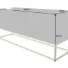 Massives TV-Lowboard SCORPION 160cm schwarz Mangoholz aufwendige 3D Schnitzereien