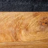 Massives Wandregal MAKASSAR 80cm natur Mangoholz handmade