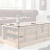 Massivholz Couchtisch BODEGA 100cm Mangoholz Hausbar Truhe mit Stauraum