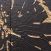 Massivholz Highboard THE CIRCLE 120cm schwarz gold Mango Metall Retro