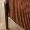 Massivholz Sideboard GATSBY 150cm dunkelbraun Mango Retro Design