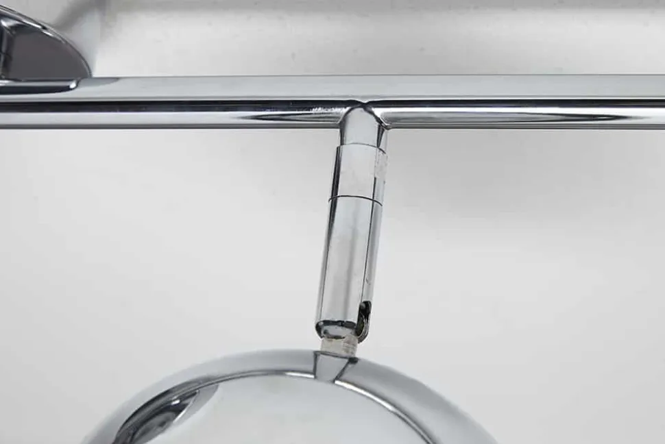 Moderne Deckenleuchte BUBBLE 105cm silber Chrom Pendelleuchte
