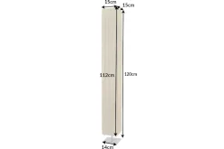 Moderne Designer Stehlampe PARIS 120cm gold Stehleuchte