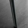 Moderner Design Stuhl TRES CHIC grün Cord schwarze Metallbeine Esszimmer