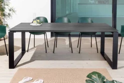 Moderner Gartentisch FLOATING 210cm anthrazit Aluminium In- und Outdoor Esstisch
