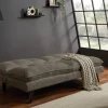 Modernes Schlafsofa COCOONING 190cm greige Cord 3-Sitzer Couch