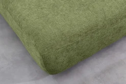 Modernes Schlafsofa ELYPSE 200cm grün Chenille 3-Sitzer Couch inkl. Kissen