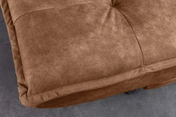 Modernes Schlafsofa JAZZ 190cm antik braun Microfaser 3-Sitzer Couch