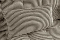 Modernes Schlafsofa JAZZ 190cm greige Cord 3-Sitzer Couch
