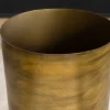 Moderne Vase SANDGLASS L 55cm messing Eisen handmade beidseitig nutzbar