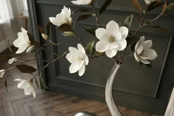 Moderne Vase WAVE XL 106cm silber Aluminium poliert Dekoration