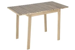 Outdoor Balkontisch BALI 110cm natur hell Akazienholz ausklappbar wetterfest