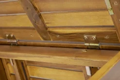 Outdoor Balkontisch BALI 110cm natur honey Akazienholz ausklappbar wetterfest