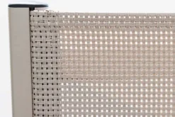 Outdoor Gartenstuhl DESIGNO taupe Aluminium klappbar wetterfest Hochlehner