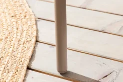 Outdoor Lounge Sitzgruppe MOBILE MODULAR 240cm champagner greige inkl. Kissen