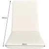 Outdoor Sitzkissen COMFORT LINE 50x100cm beige für Niedriglehner-Stuhl Polsterauflage