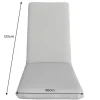 Outdoor Sitzkissen COMFORT LINE 50x122cm anthrazit für Hochlehner-Stuhl Polsterauflage