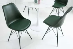 Retro Stuhl SCANDINAVIA MEISTERSTÜCK dunkelgrün