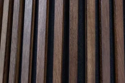 Runder Esstisch VALHALLA WOOD 120cm smoked Eichenholz Säulenfuß