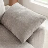 Stilvolles Big Sofa SOHO 260cm beige Chenille 4-Sitzer Couch mit Wellenunterfederung