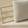 Verstellbare Gartenlounge MODULAR MIAMI 230cm champagner greige Gartensofa oder Gartenliege