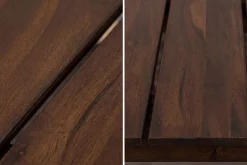 Wetterfester Gartentisch KOPENHAGEN 220cm braun Akazie honey finish Massivholz Outdoor