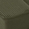 XXL Wohnlandschaft LODGE 315cm grün Cord Sofa mit Schlaffunktion und Stauraum